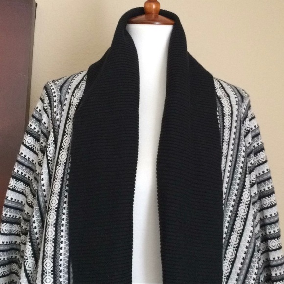 Boston Proper Knit Waterfall Cardigan Sweater Sz M - Picture 3 of 8